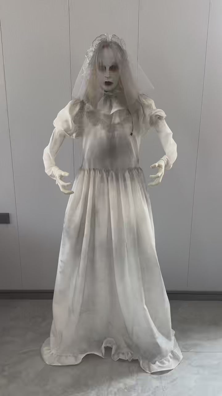 Animated Demonic Ghost Bride Statue 1.6m