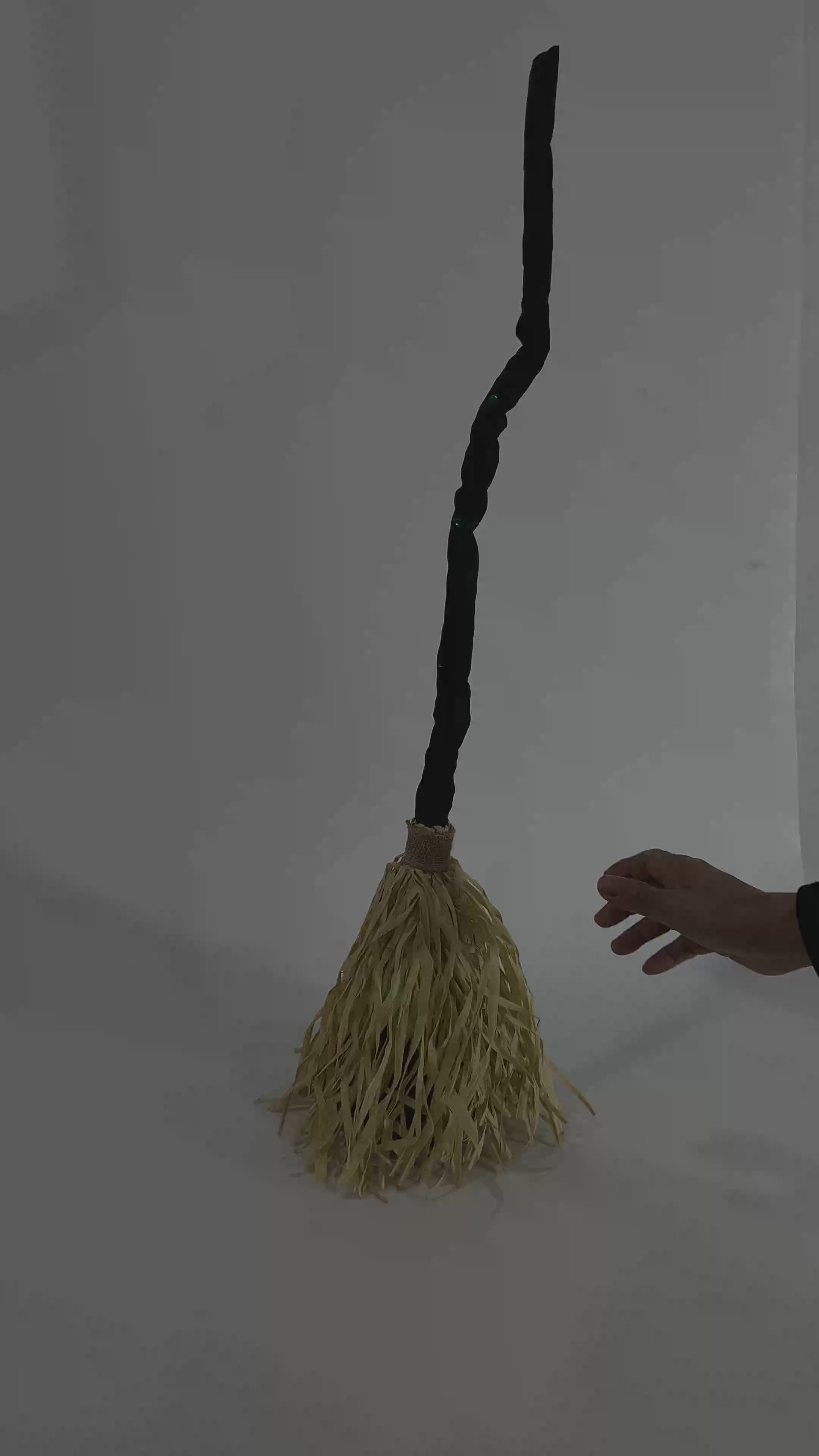 Animated Witch Broom 90cm