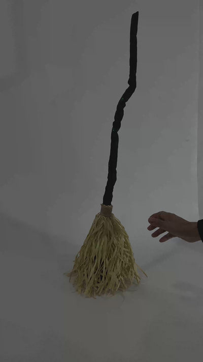 Animated Witch Broom 90cm