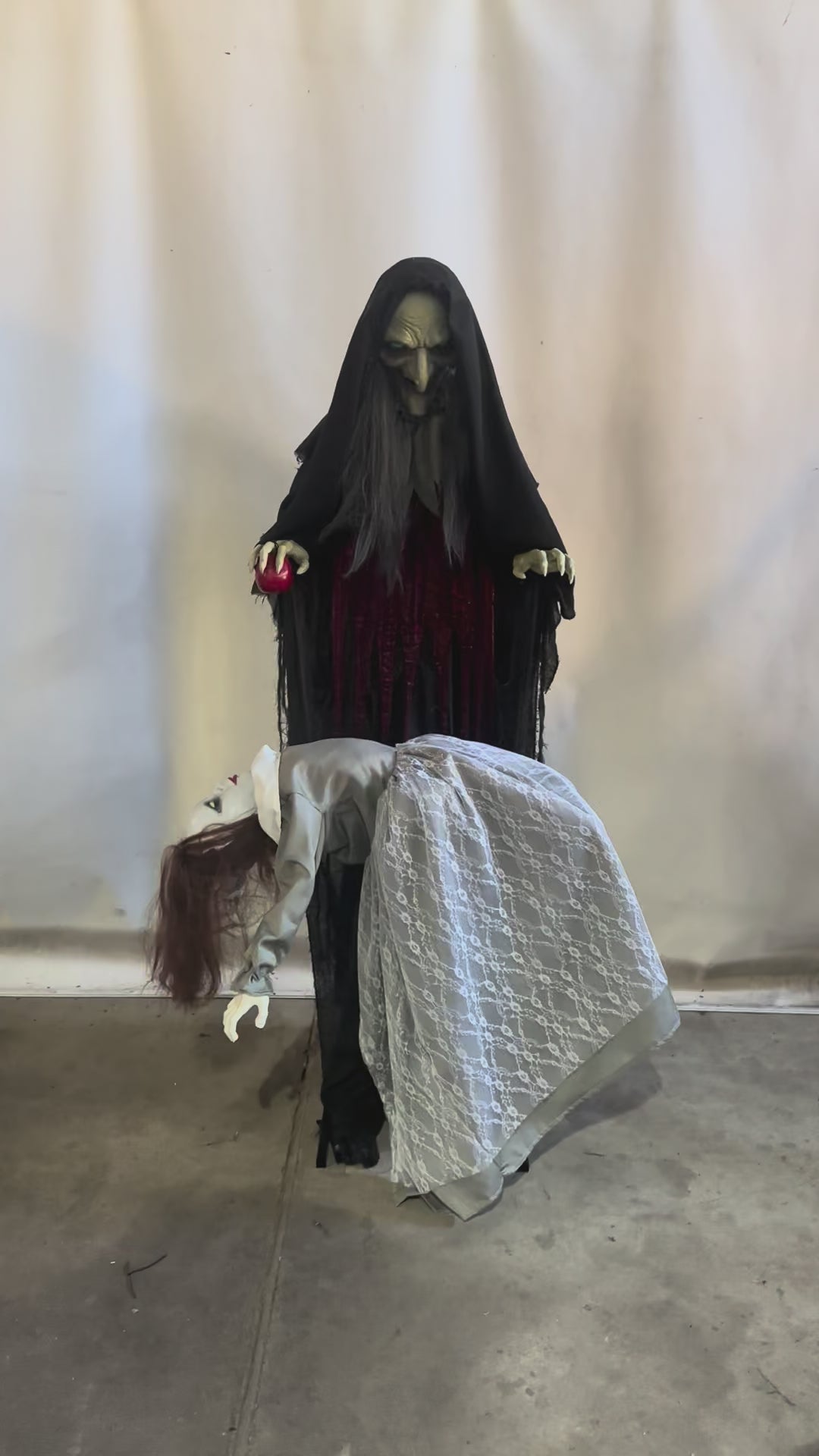 Animated Wicked Witch Possessing Girl 1.8m (6ft)