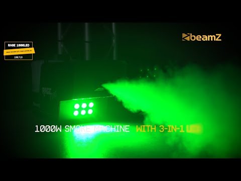 1800W smoke machine with 4-in-1 LEDs