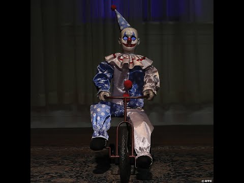 32" Animated Tricycle Clown Doll