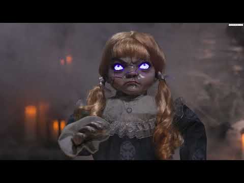 Load video: 30&quot; Ominous Sally Animated Decoration