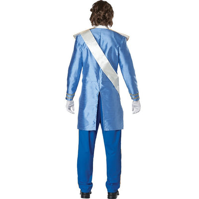Regal and handsome Storybook Prince Charming Men's Blue Costume for men