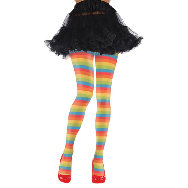 Rainbow Striped Tights