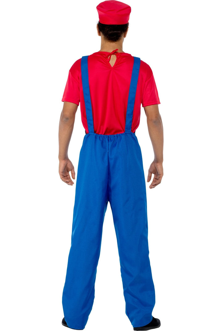 Plumber Guy Mario Mens Costume