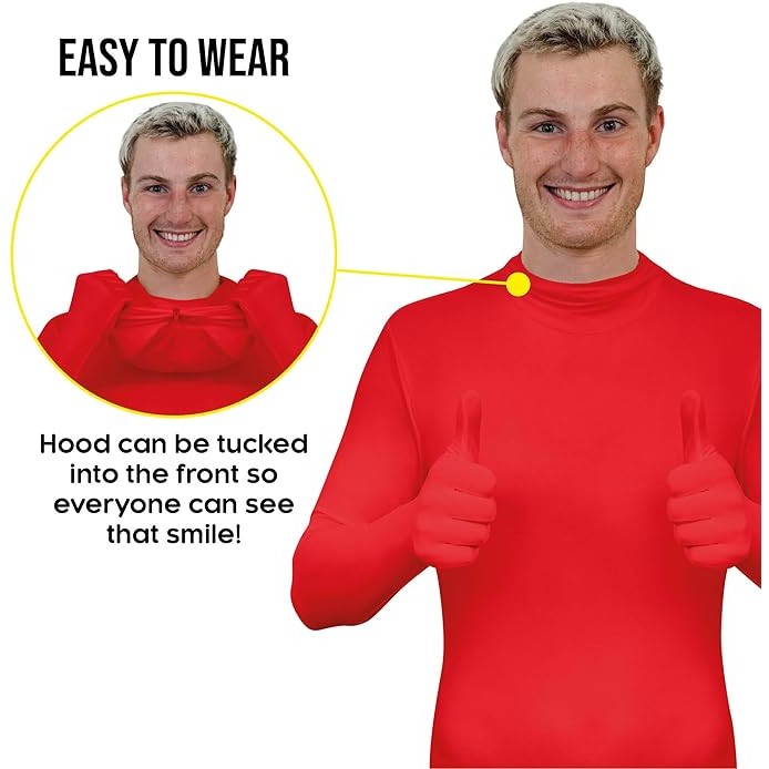 Red Morphsuit Adult Costume