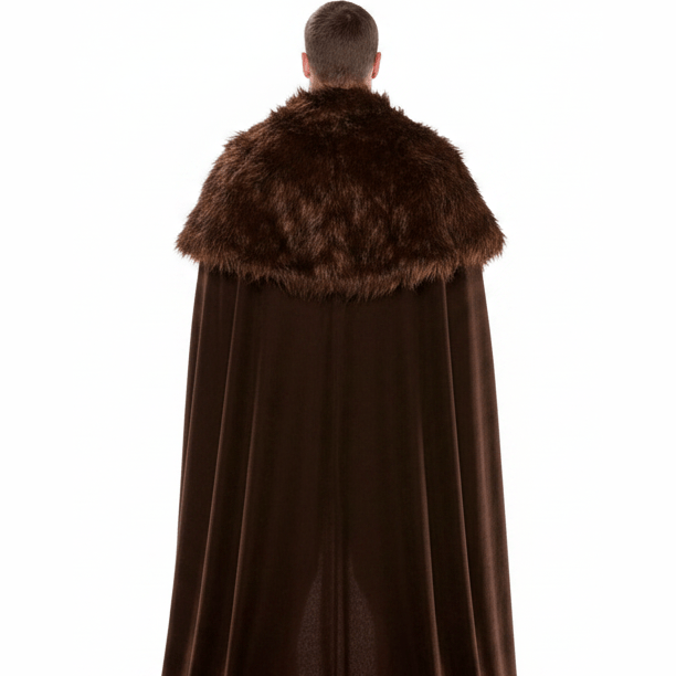 Renaissance Cape Brown - Back View