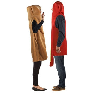 Hot Dog & Bun Couples Costume Set