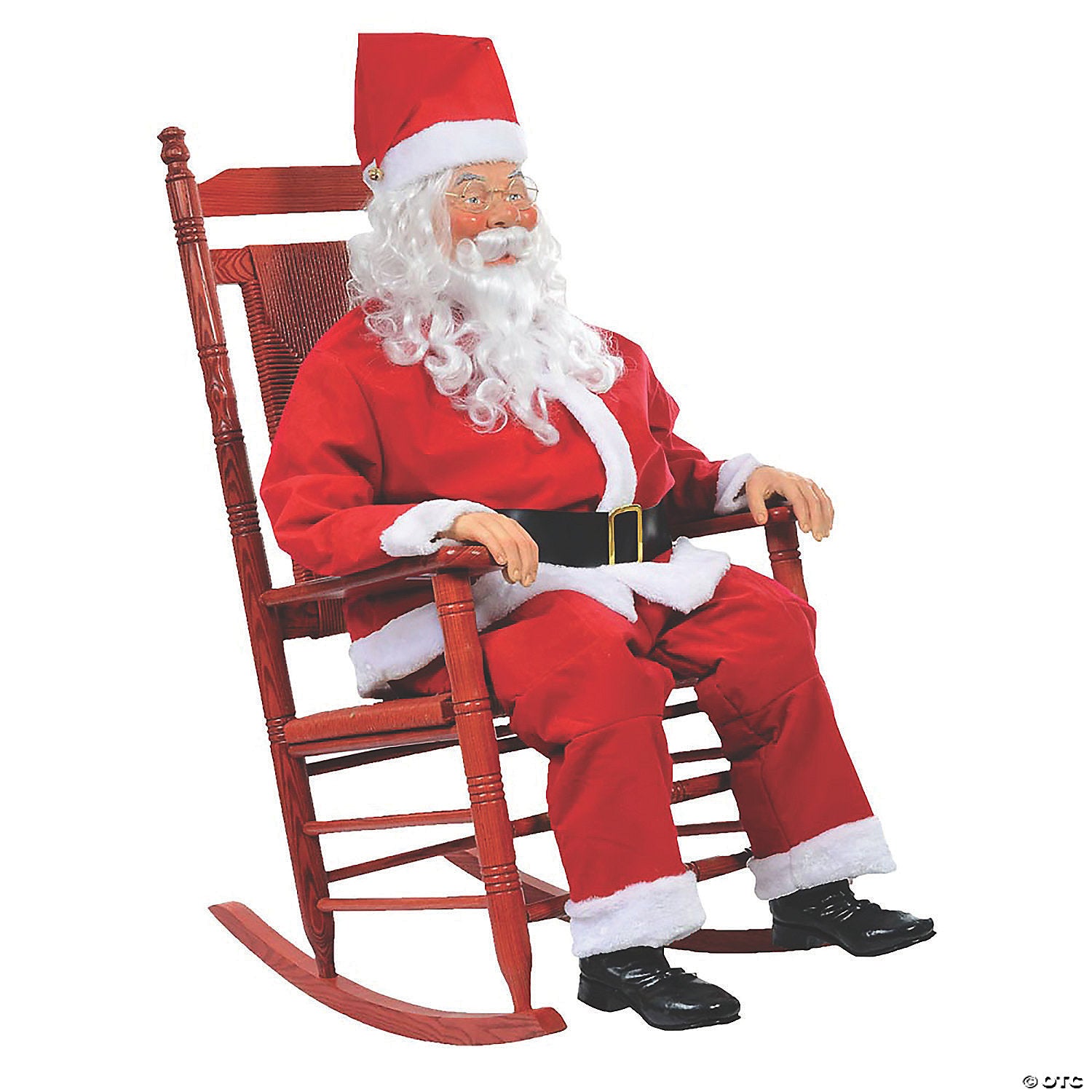 Rocking Santa Claus Outdoor Decoration.