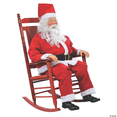 Rocking Santa Claus Outdoor Decoration.