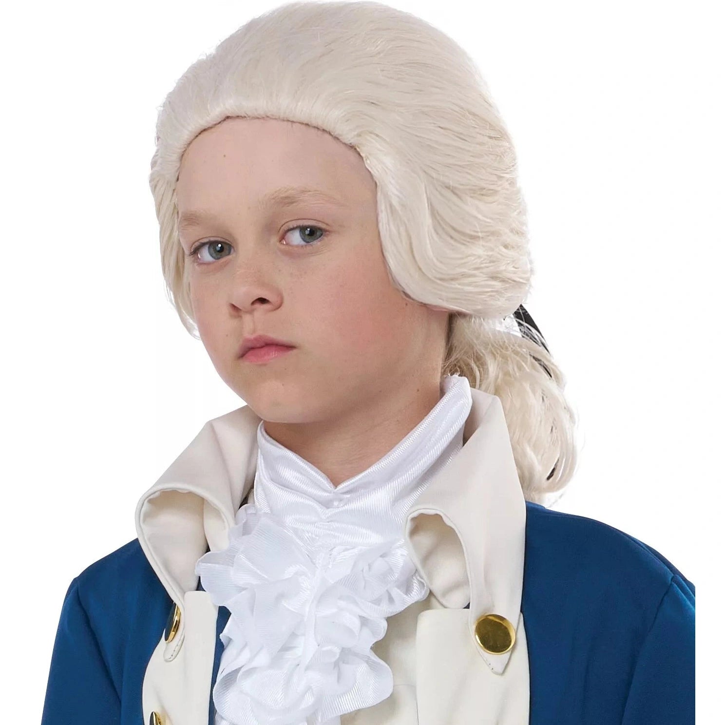 Colonial Alexander Hamilton Child Costume Wig