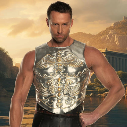 Foam Roman Metallic Chest Armor