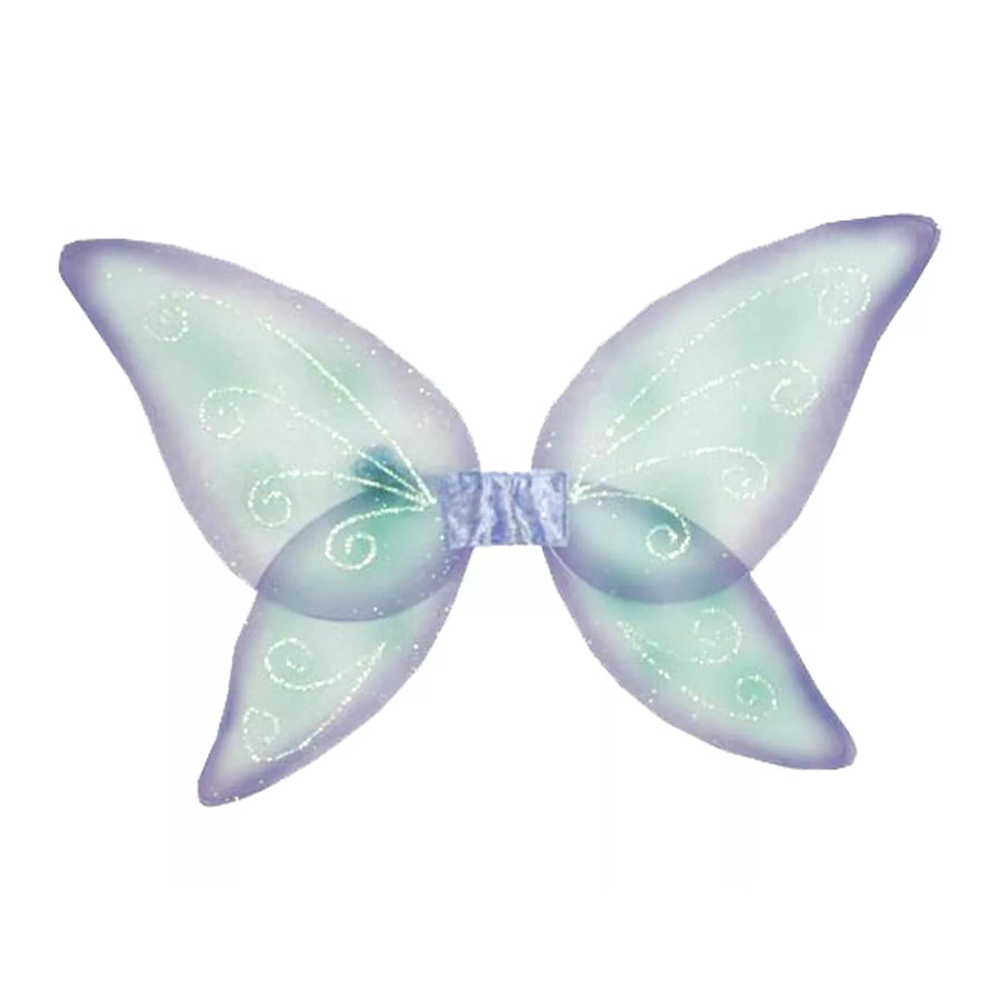 Beautiful blue and green child fairy wings perfect for magical dress-up playtime