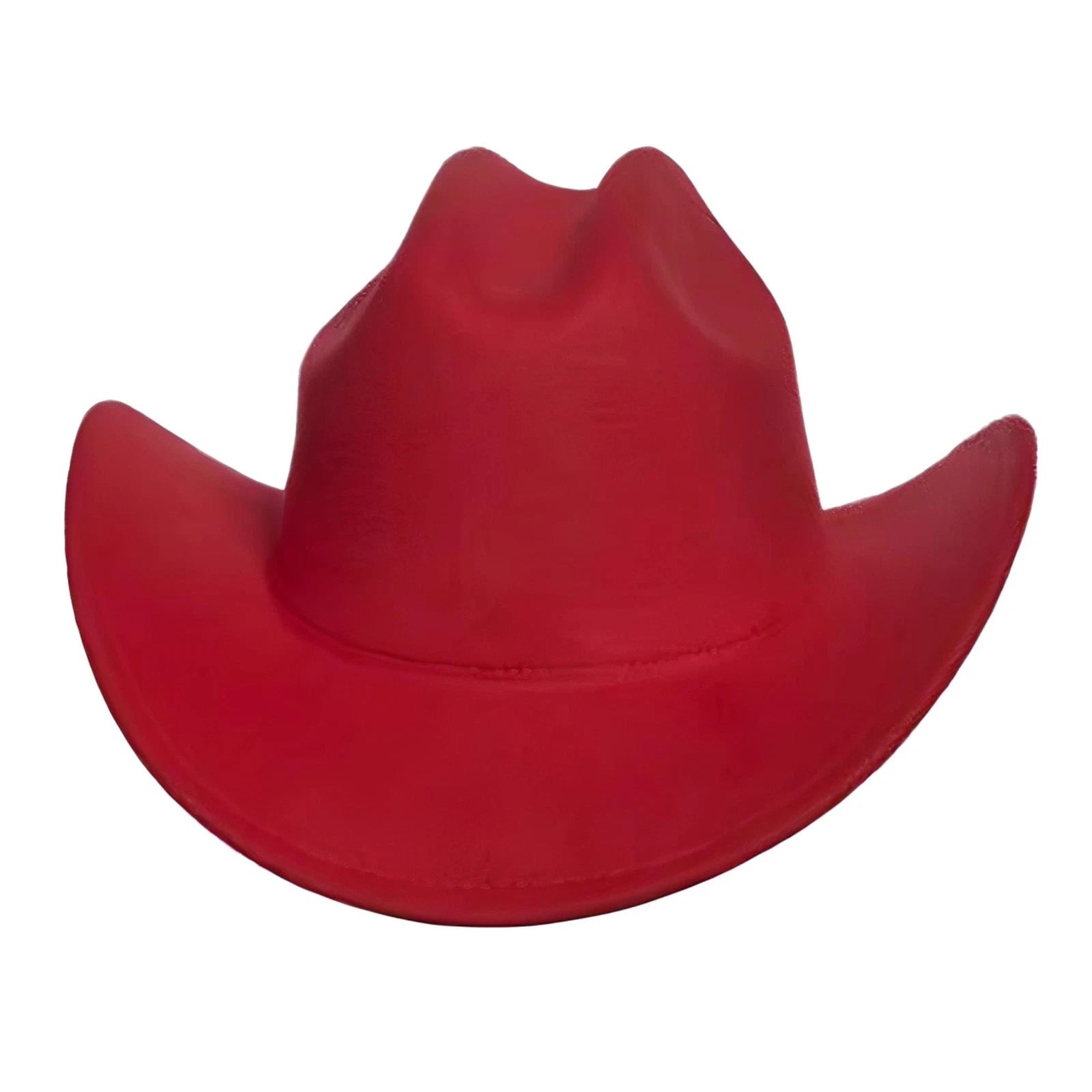 Cattleman Thick Felt Cowboy Hat, Red
