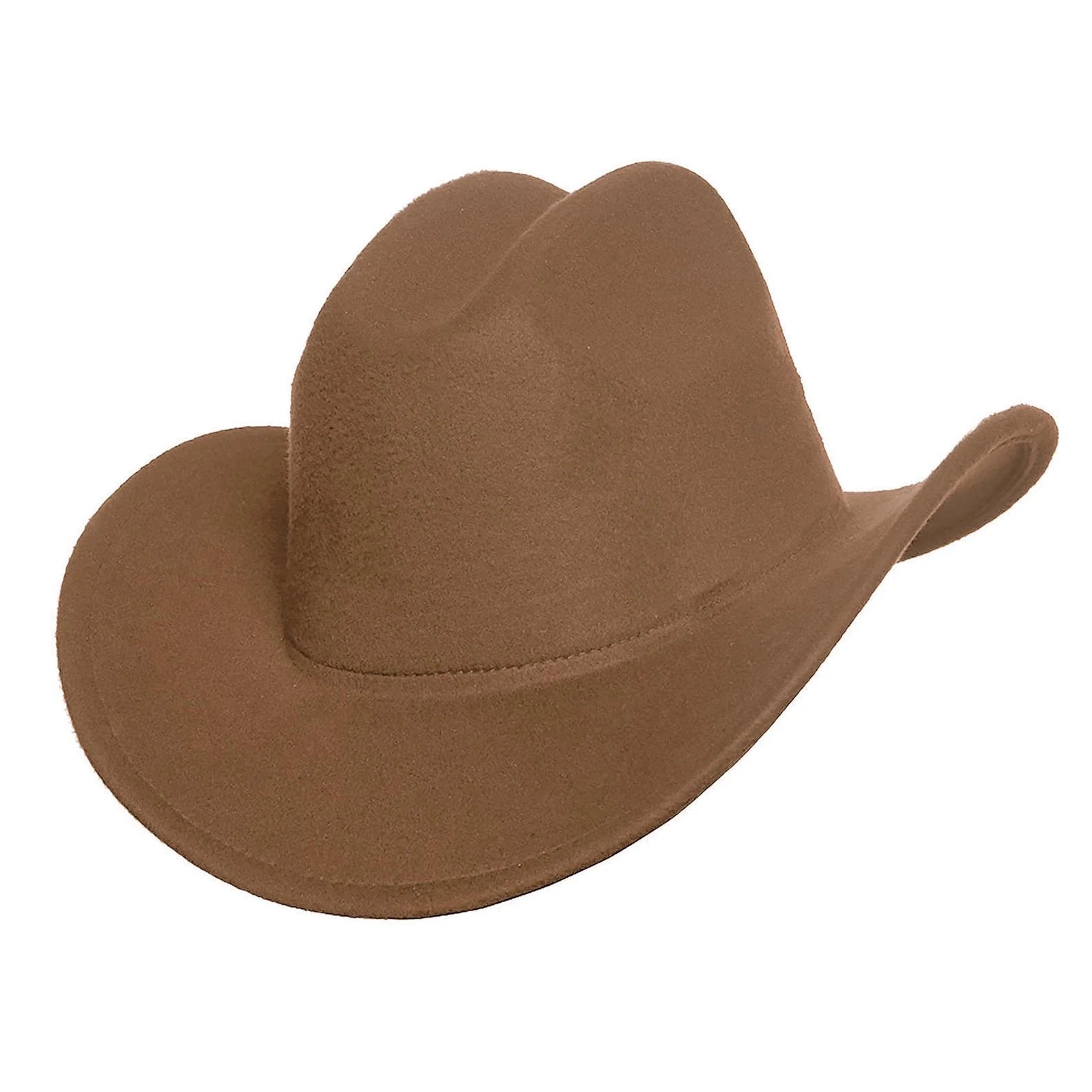 Cattleman Thick Felt Cowboy Hat, Tan