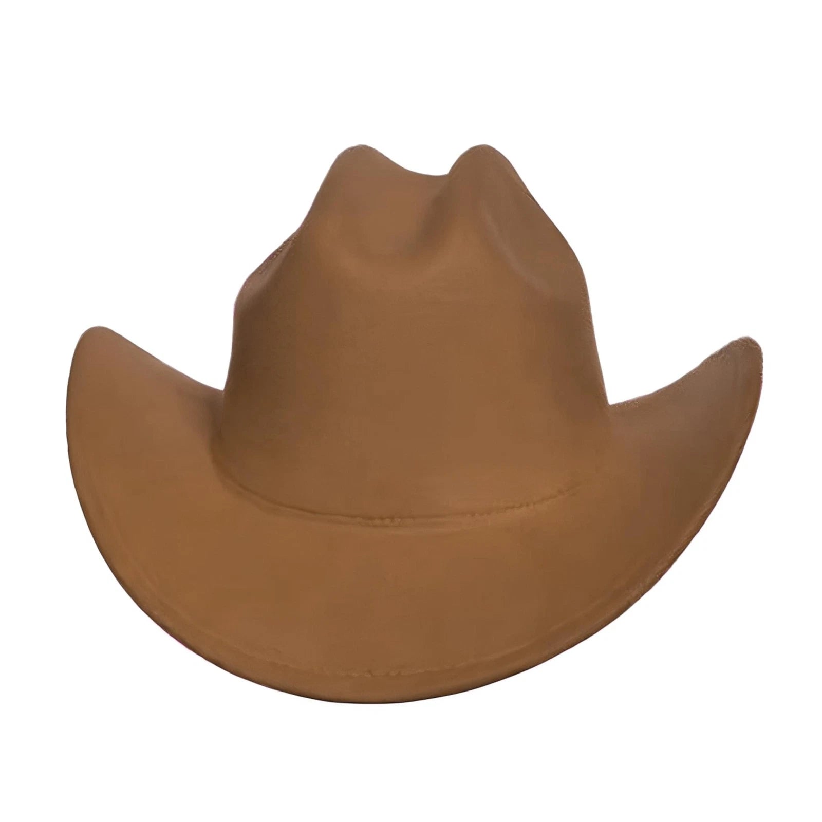 Cattleman Thick Felt Cowboy Hat, Tan
