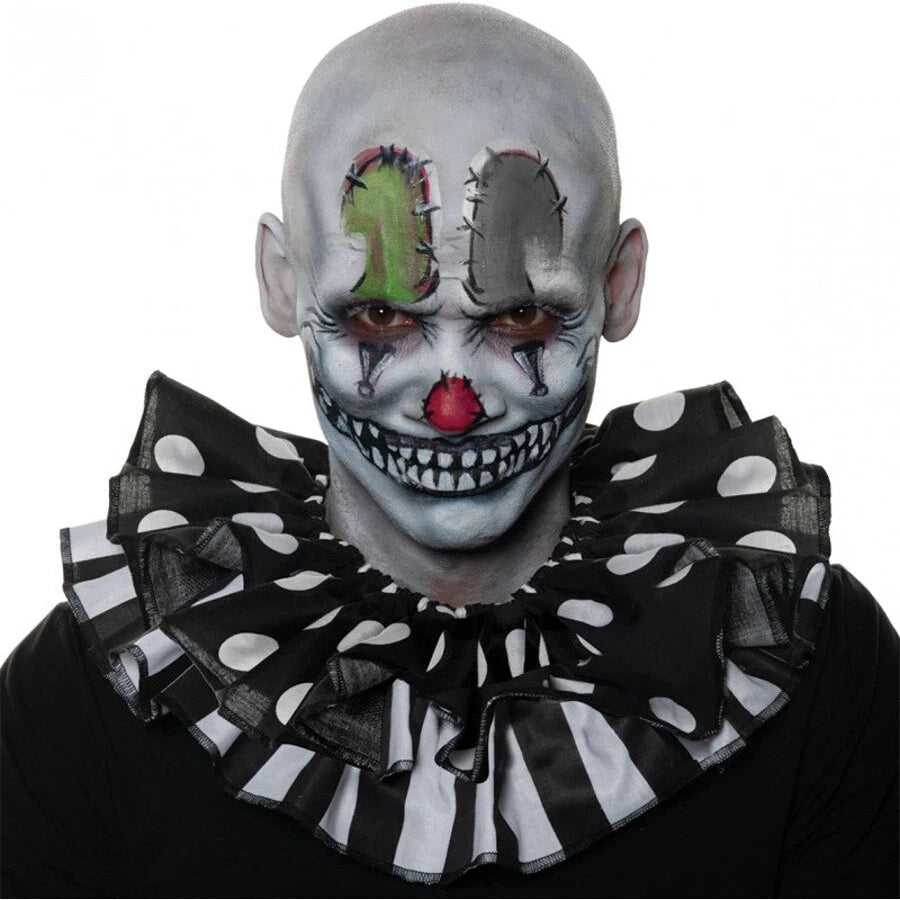Black And White Circus Clown Collar