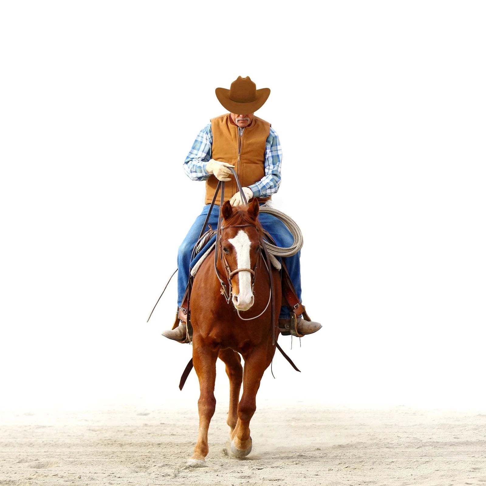 Cattleman Thick Felt Cowboy Hat, Tan