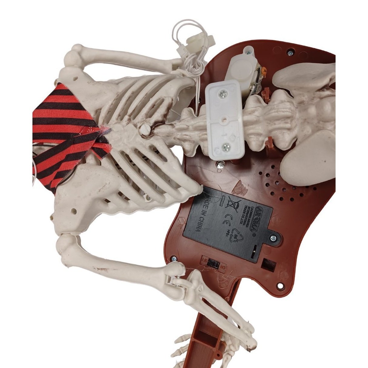 Guitar Playing Skeleton Decoration.