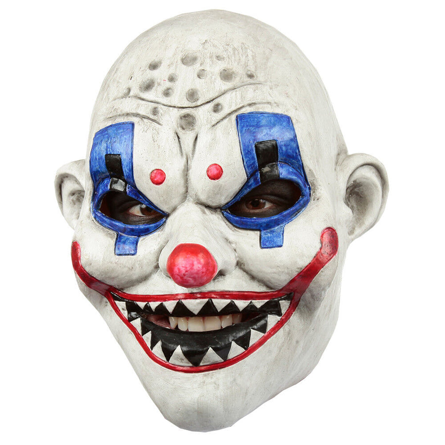 Colorful and playful adult clown gang raf mask for costume parties