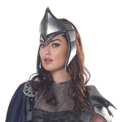 Lady Knight Adult Costume, Grey.