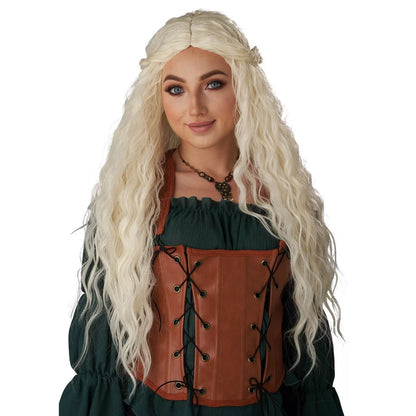 Renaissance Maiden Adult Wig (Blonde)