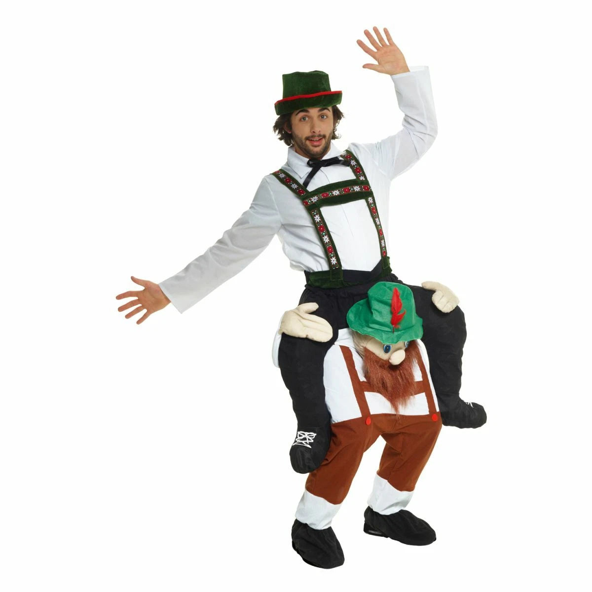 Lederhosen Beer Man Piggyback Oktoberfest Ride Costume
