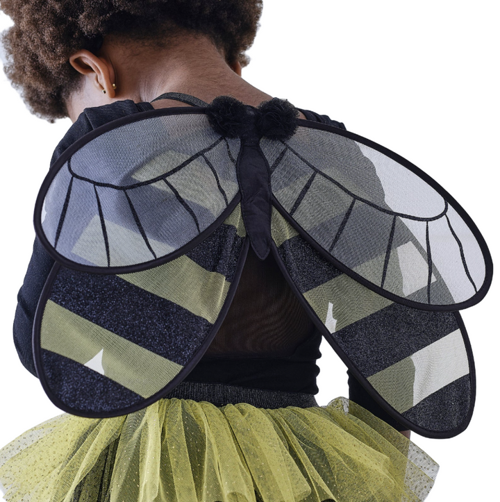 Beautiful and detailed Bumble Bee Wings costume accessory for Halloween