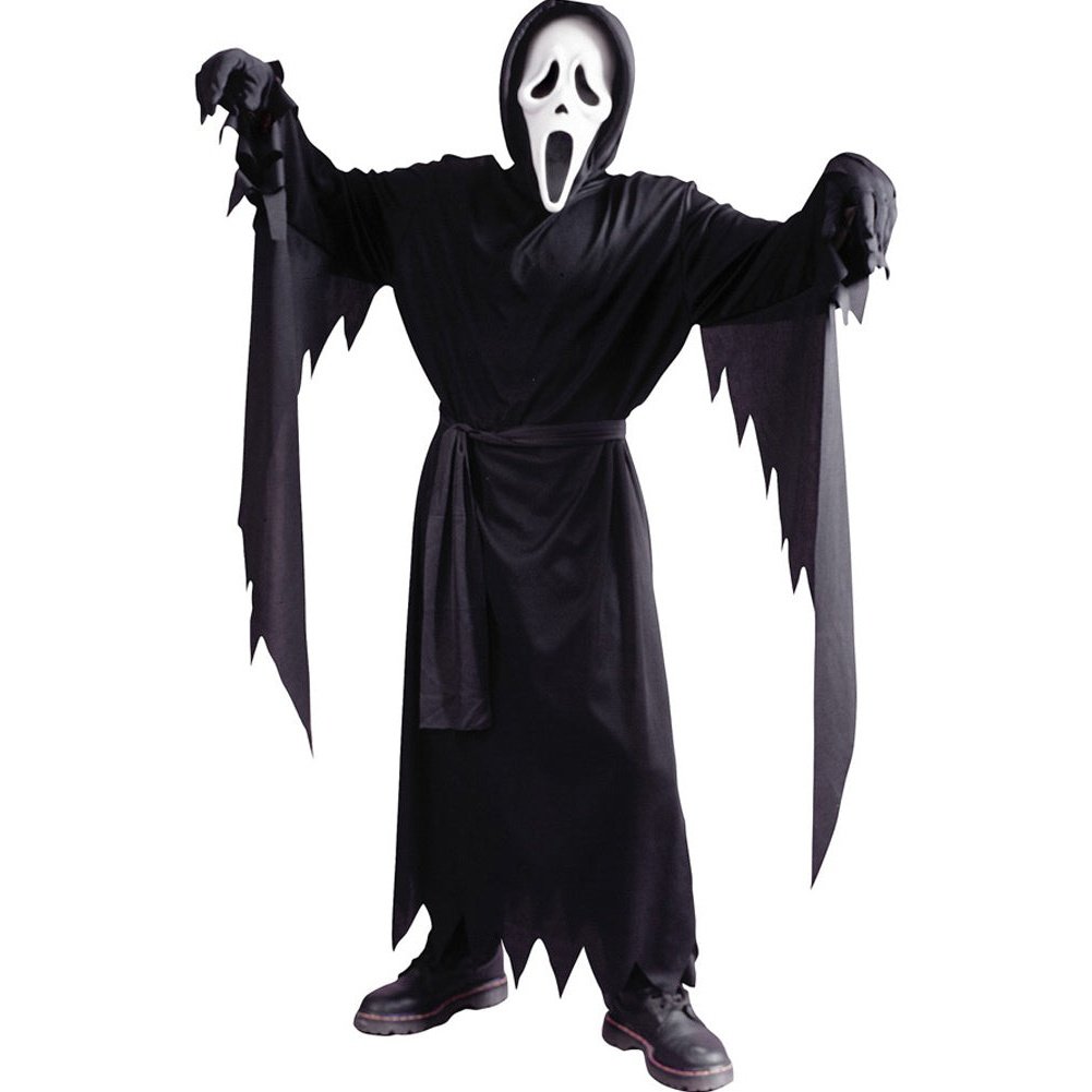Scream Ghost Face Child Costume - Standard, scary Halloween outfit for kids