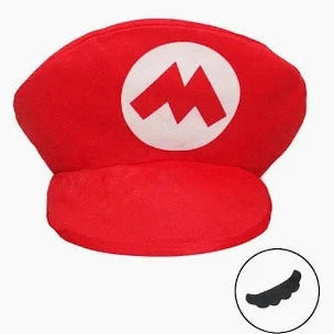 Red Super Plumber Hat and Mo