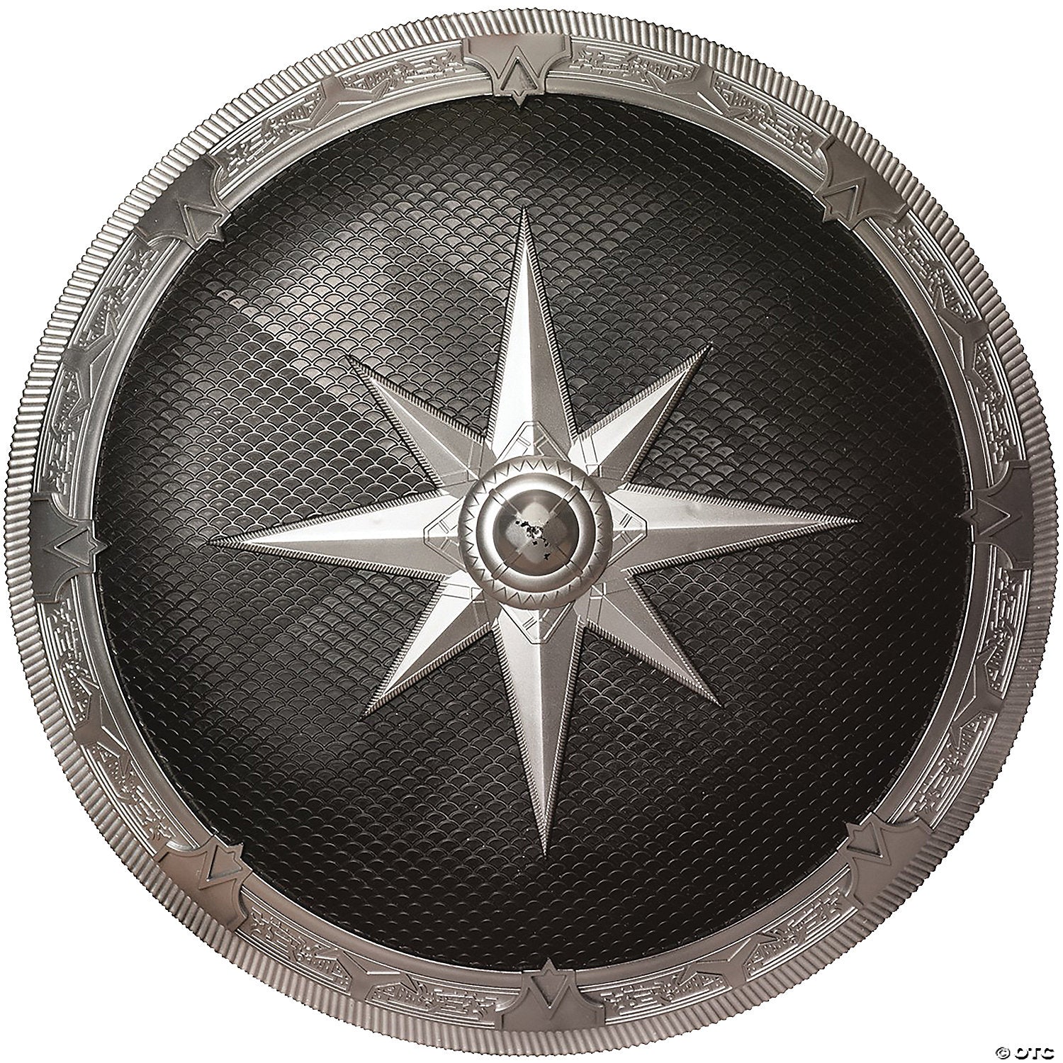 Silver and Black Foam Shield with durable construction for ultimate protection