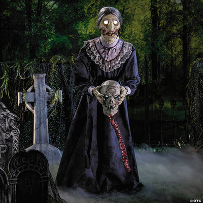 Skeleton Zombie Couple Animated Prop