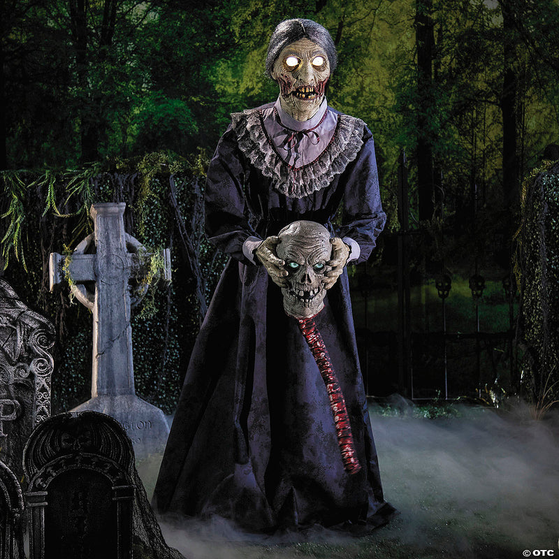Skeleton Zombie Couple Animated Prop