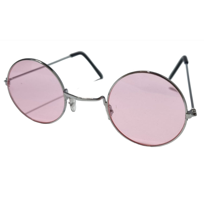 Seventies Hippy Specs in classic round shape with tinted lenses