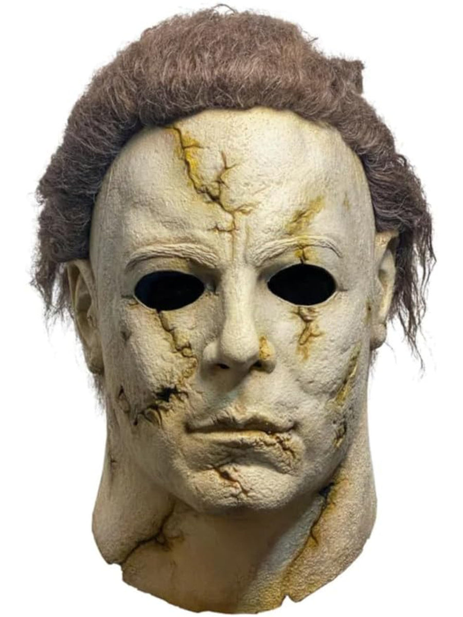 Realistic Halloween Michael Myers adult mask with lifelike features and details