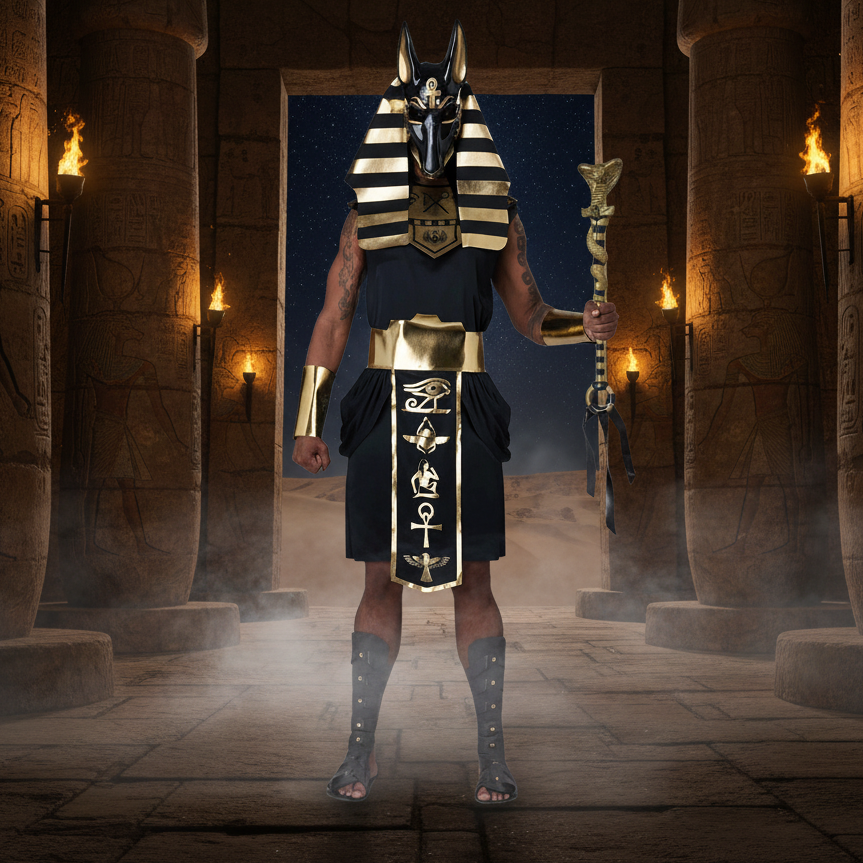 Underworld Anubis Egyptian Tomb Background