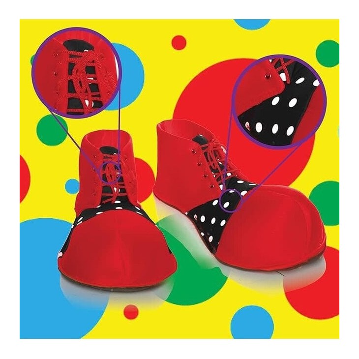 Oversized Red Clown Shoes, Adult