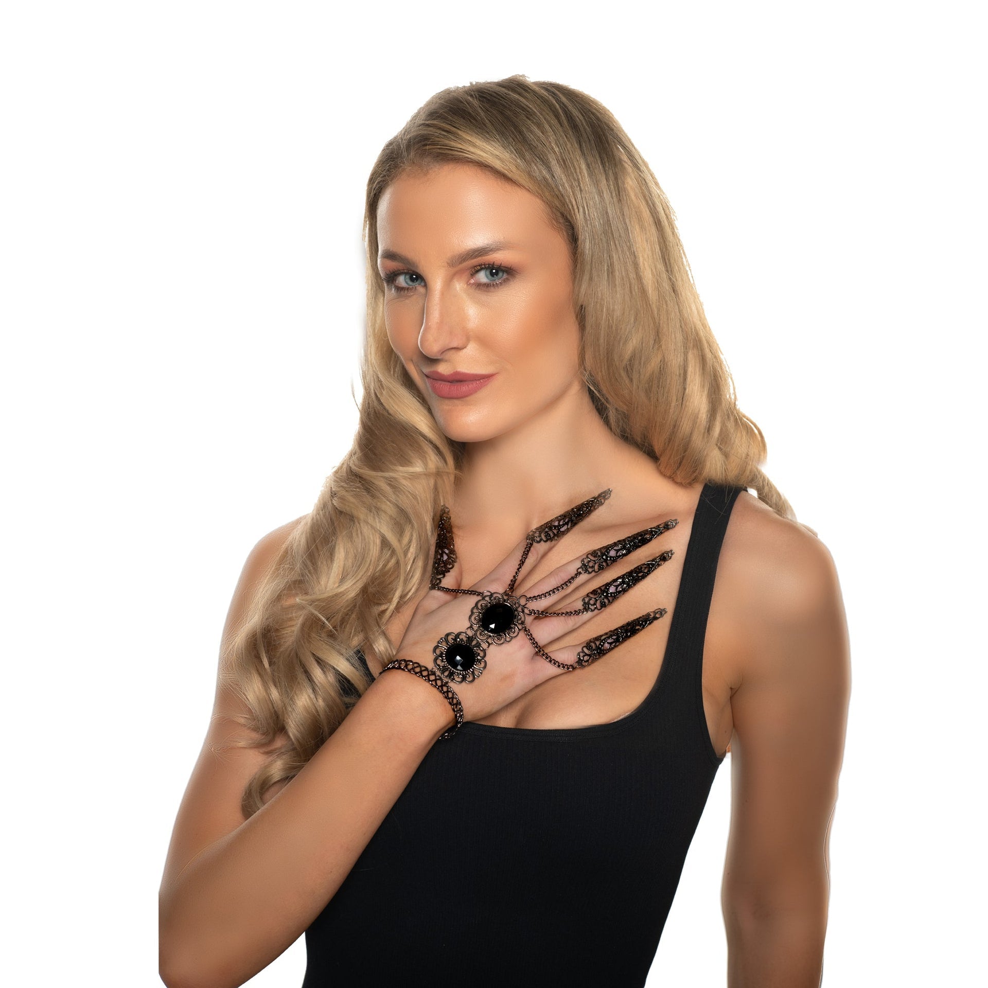 Gothic Chain Bracelet with Claws