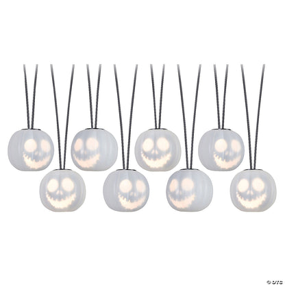 98" Jack Skellington EmoteGlow White Light String Musical Decoration.