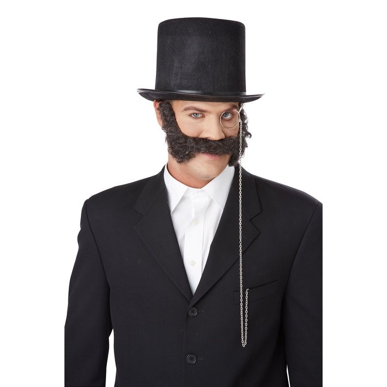 19 Th Century Mutton Chops - Jokers Costume Mega Store