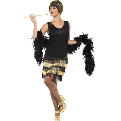 1920s Fringed Flapper Costume - Jokers Costume Mega Store