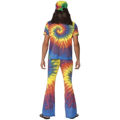 1960s Tie Dye Top and Flared Trousers - Jokers Costume Mega Store
