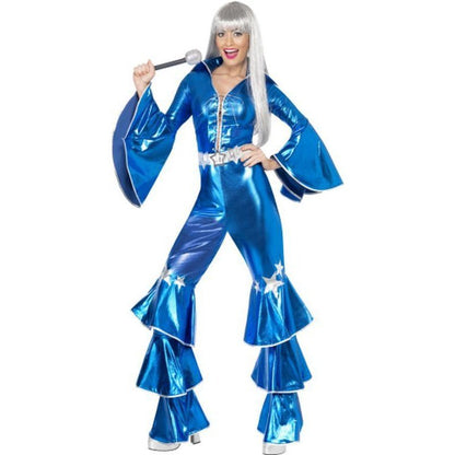 1970s Dancing Dream Costume - Blue - Jokers Costume Mega Store