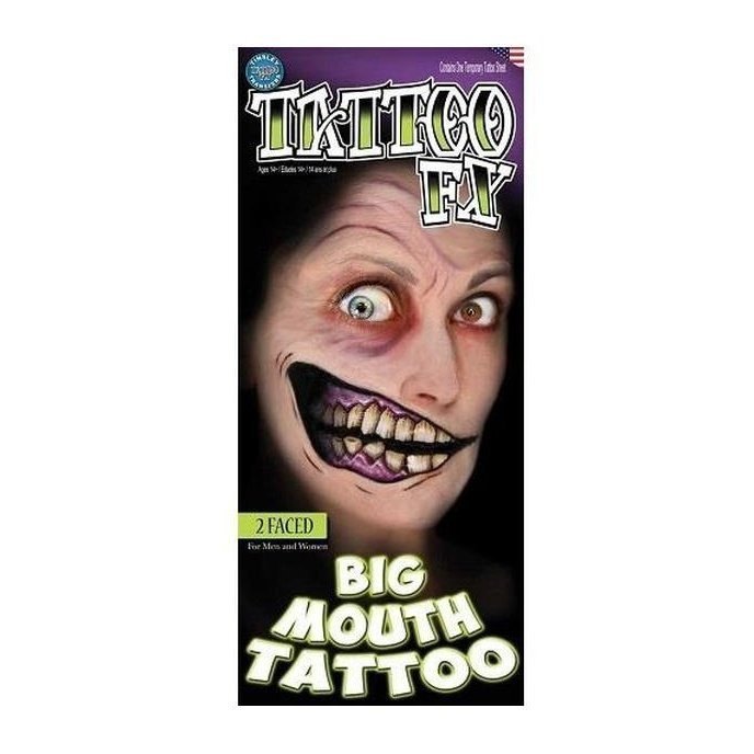 2 Faced Big Mouth - Jokers Costume Mega Store