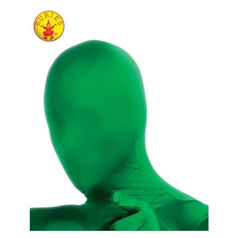 2 Nd Skin Face Mask Green Adult - Jokers Costume Mega Store