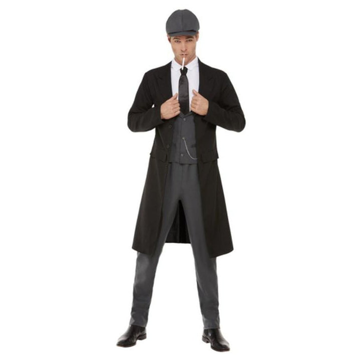 20s Blinding Gangster Costume, Black & Grey - Jokers Costume Mega Store