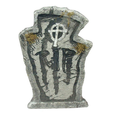 22" Tombstones With Moss - Jokers Costume Mega Store
