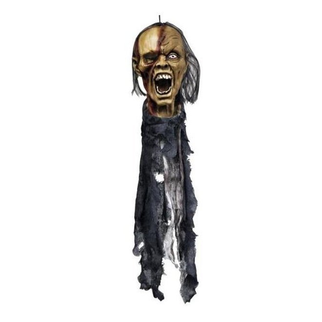 29" Hanging Head With Open Mouth - Jokers Costume Mega Store