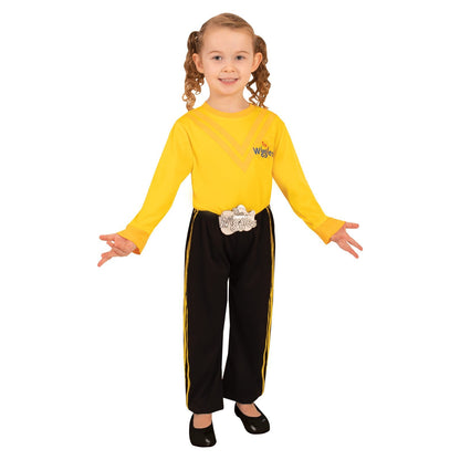 Yellow Wiggle Deluxe Costume with Pants, Child.